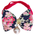 Cute Cat Bowtie Collar – Adjustable Pet Accessory with Jewel Accent