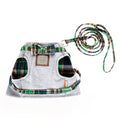 Adjustable Cotton Cat Harness with Leash – Soft, Breathable & No-Pull Design