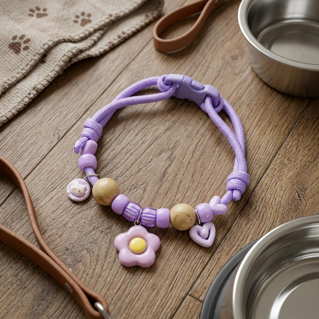 Adorable Insect-Repellent Dog Collar – Safe, Soft & Stylish