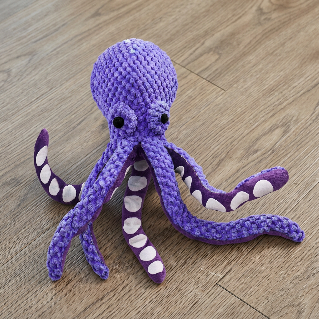 Large Octopus Plush Squeaky Dog Toy – Fun, Durable & Adorable!