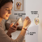 Personalized Pet Photo Projection Keepsake Bracelet