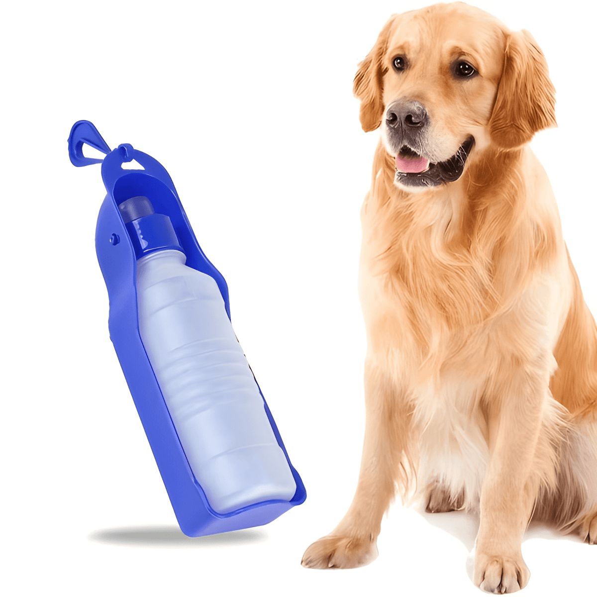Portable Dog Water Bottle — Foldable, Leak-Proof & Lightweight for Travel & Hikes
