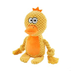 Cotton Rope Plush Squeaky Dog Toy – Dental Chew Toy for Puppies & Adult Dogs