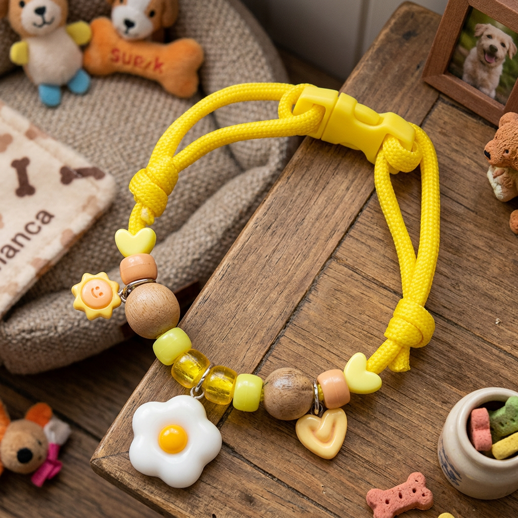 Adorable Insect-Repellent Dog Collar – Safe, Soft & Stylish